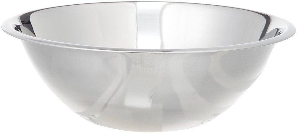 2.25-Quart Wide Rimmed Stainless Steel Mixing Bowl