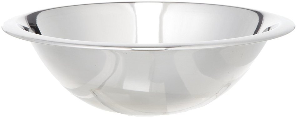 2.25-Quart Wide Rimmed Stainless Steel Mixing Bowl N3