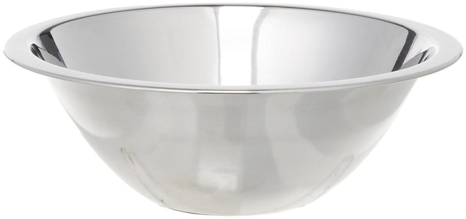 2.25-Quart Wide Rimmed Stainless Steel Mixing Bowl N6
