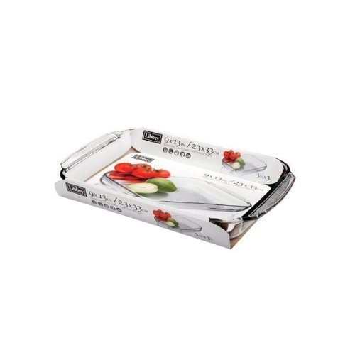 Libbey Glass Oblong Baking Dish, Clear (9" inches x13")