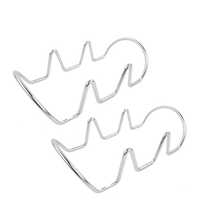 CHESEY Taco Stands Stainless Steel Holders for Hard or Soft Shell Tacos, Taco Racks Hold 2-3 Tacos, Wraps, Hot...