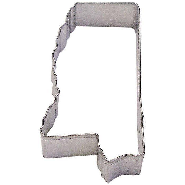 State of Mississippi Tin Cookie Cutter 3.5"