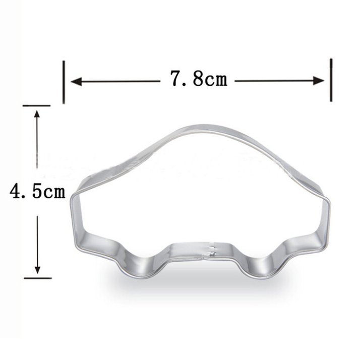 Yunko 4-Piece Baseball Stainless Steel Cookie Cutter Set Fondant Cutter Cake Decoration Tools N4