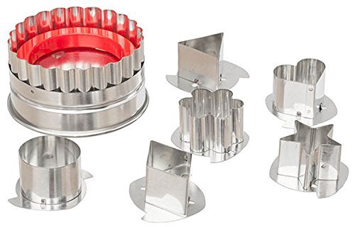 Ateco Large Linzer Cookie Cutter Set - 6 Designs - 4841