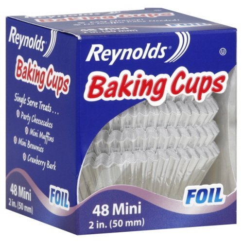 Reynolds Baking Cups Foil Mini 2 Inch 48 Ct