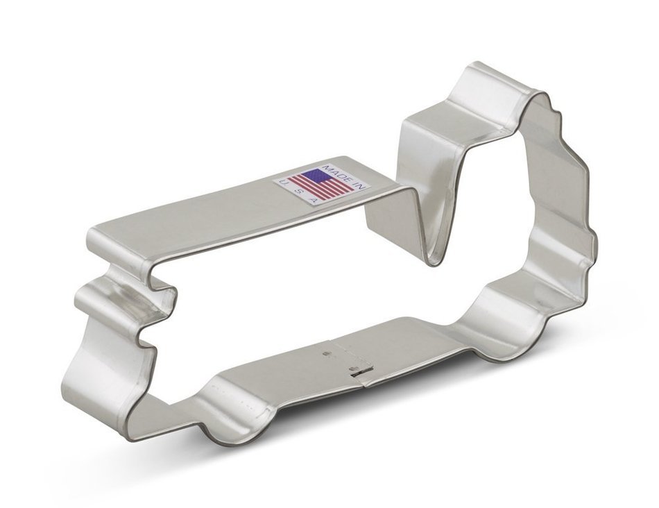 Ann Clark Firetruck Cookie Cutter - 5 Inches - Tin Plated Steel