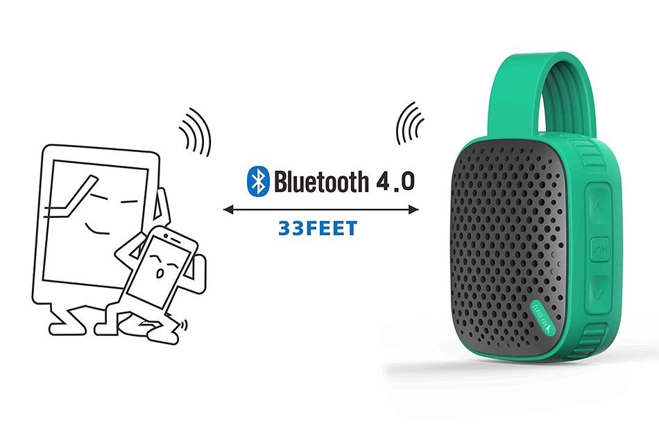 DOSS BS1 Water Resistant Bluetooth 4.0 Outdoor Speaker, Hands-free Portable Speakerphone with Built-in Microphone... N2