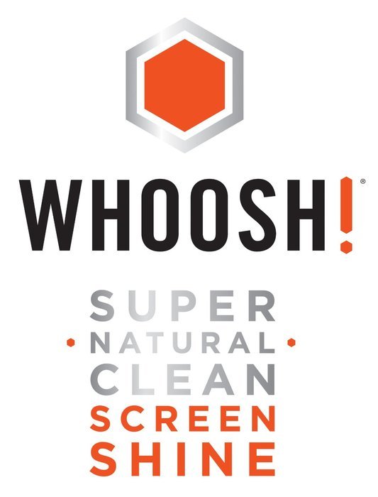WHOOSH! Screen Shine Duo+ Desk Bottle and Pocket Sprayer & 2 microfiber cloths N4
