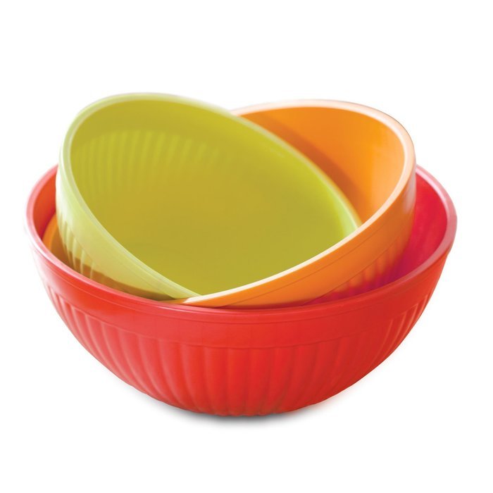 Nordic Ware Prep and Serve Mixing Bowl Set, 3-Piece