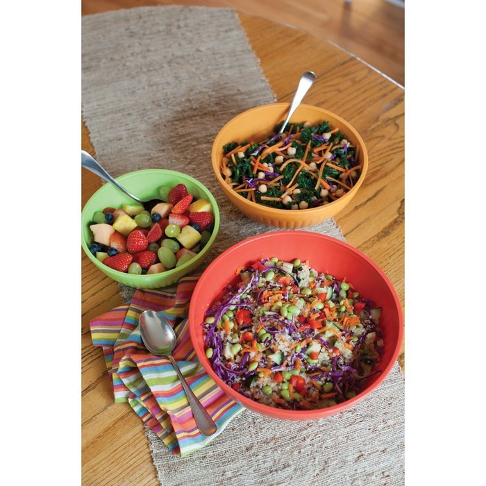 Nordic Ware Prep and Serve Mixing Bowl Set, 3-Piece N3