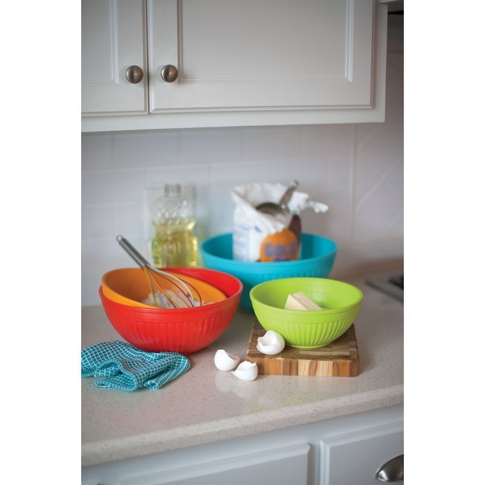 Nordic Ware Prep and Serve Mixing Bowl Set, 3-Piece N5