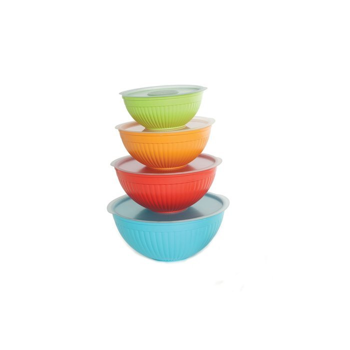 Nordic Ware Prep and Serve Mixing Bowl Set, 3-Piece N8