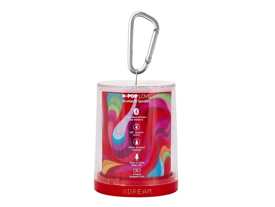 XDREAM X-POP Bluetooth Speaker - Retail Packaging - Red N8
