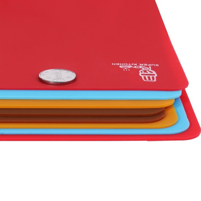 Super Kitchen Food Grade Silicone Pastry Mat Extra Large Nonstick Baking Mat Oven Fondant Counter Mat 23.4 By... N4