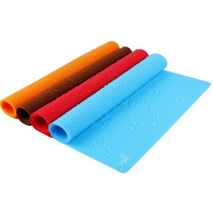 Super Kitchen Food Grade Silicone Pastry Mat Extra Large Nonstick Baking Mat Oven Fondant Counter Mat 23.4 By... N17