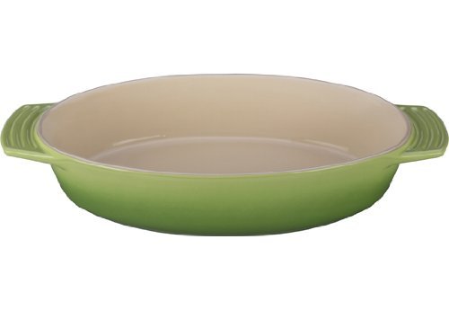 Le Creuset Stoneware Oval Dish, 3-1/2-Quart, White N4