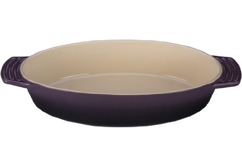 Le Creuset Stoneware Oval Dish, 3-1/2-Quart, White N6