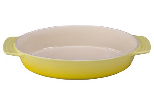 Le Creuset Stoneware Oval Dish, 3-1/2-Quart, White N8