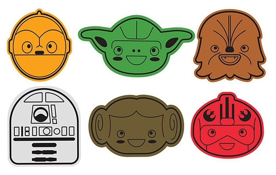 Star Wars Rebel Friends Cookie Cutters (Set of 6) N3