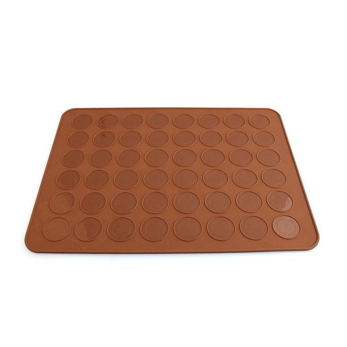 Houron 30/48 Capacity Macaroon Molds Baking Sheet Double Sided Brown N2