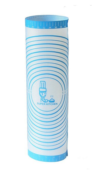 Super Kitchen Premium Food Grade Non-stick Silicone Baking Mat Pastry Mat with Measurements 16'' By 26'' for Dough... N12