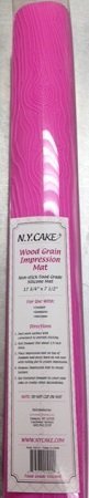 NY Cake Fondant Impression Mat, Wood Grain- Silicone N3