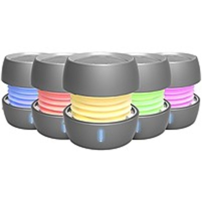 iHome IBT73SC Color Changing Bluetooth Mini Speaker System - Silver