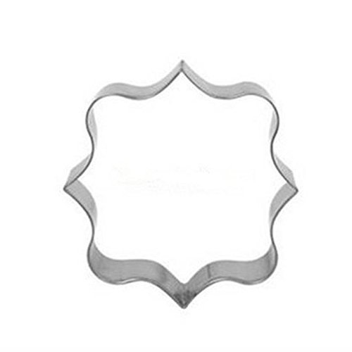 Shopline Decorating Plaque Frame Stainless Steel Cutter Fondant Cake Mold Mould Set, 3 Pcs N2