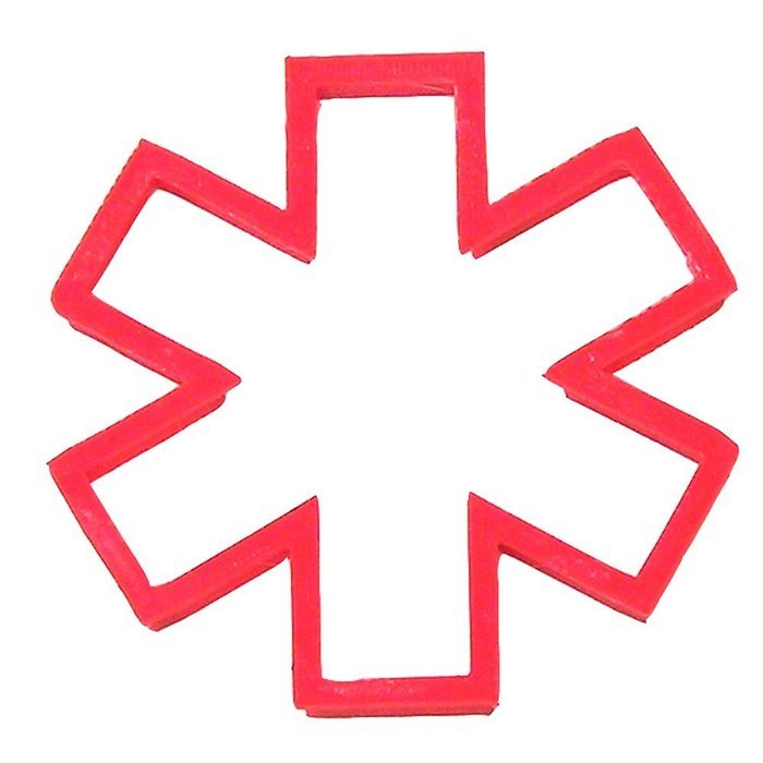 Star Of Life Plast-Clusive Cookie Cutter 3.5" PC0200