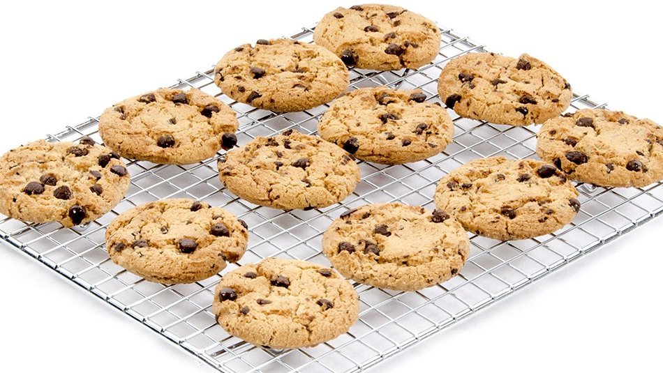 Goson Bakeware Baking, Cooling , Oven Roasting, Broiler Rack, 8in by 10in, Cross Wire, Chrome, Pack of 2, Compatible... N8