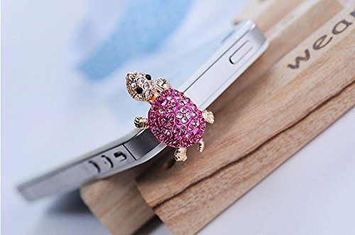Eachbid Small Plug Dustproof Plug for Cellphone(Turtle Shape) for iPhone Smartphone pink N4