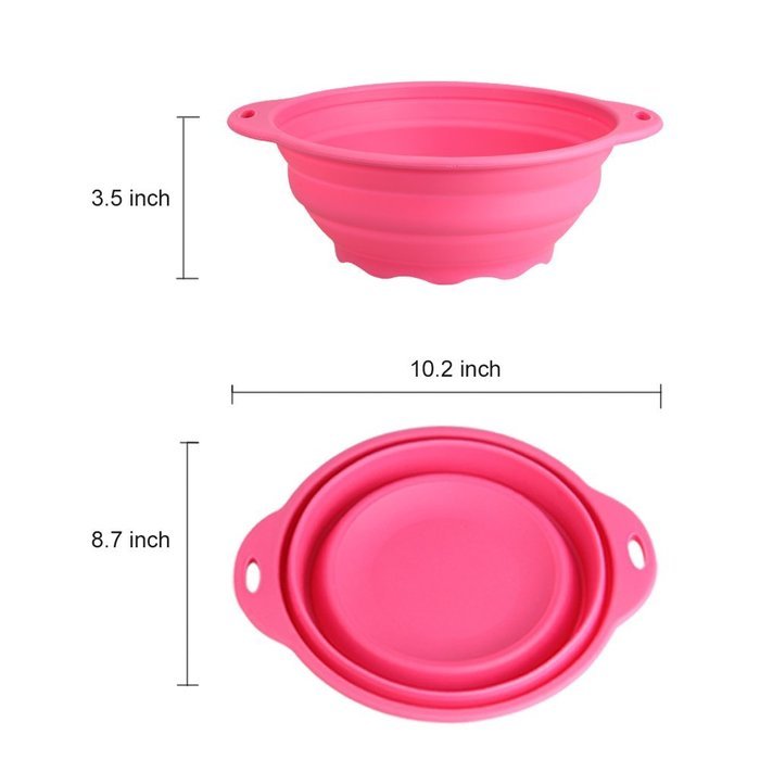 Jovilife Collapsible(Squish) Silicone Mixing Bowl,Green(9 Cups/71oz) N10