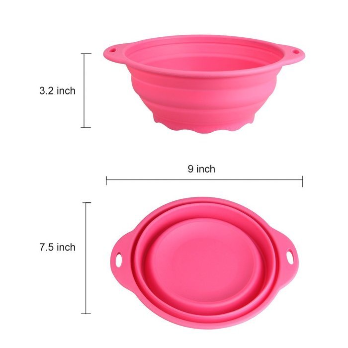 Jovilife Collapsible(Squish) Silicone Mixing Bowl,Green(9 Cups/71oz) N12