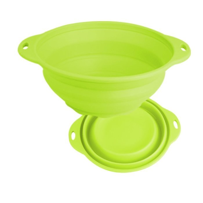 Jovilife Collapsible(Squish) Silicone Mixing Bowl,Green(9 Cups/71oz) N15