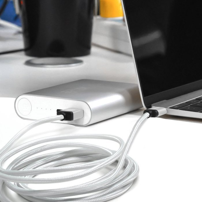 Type C, iOrange-E USB C to USB 3.0 (USB 3.1 Gen 1) 6.6 Ft Braided Cable for Apple Macbook 12", Nexus 6P, 5X, Pixel... N20