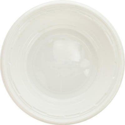 5-6 Oz Round Plastic Bowls 125 / Pack in White