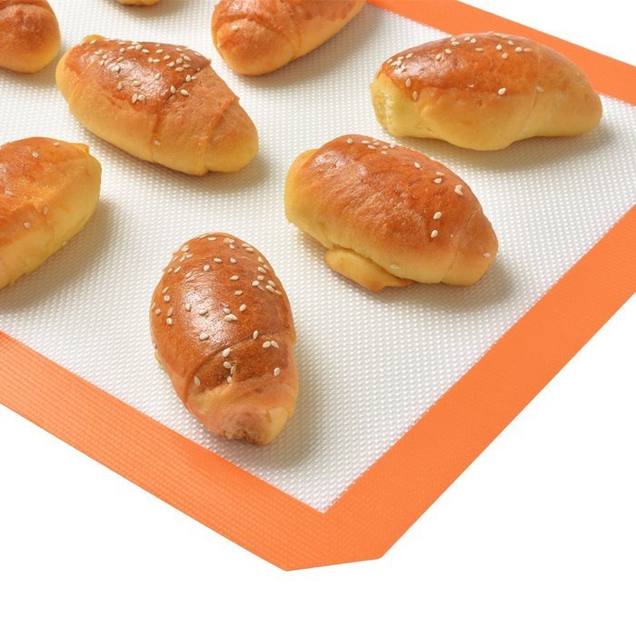 Artchros Pack of 2 - 11.6x16.5 inches Half Sheet Nonstick Silicone Baking Mat, No more messy cooking oils, sprays... N2