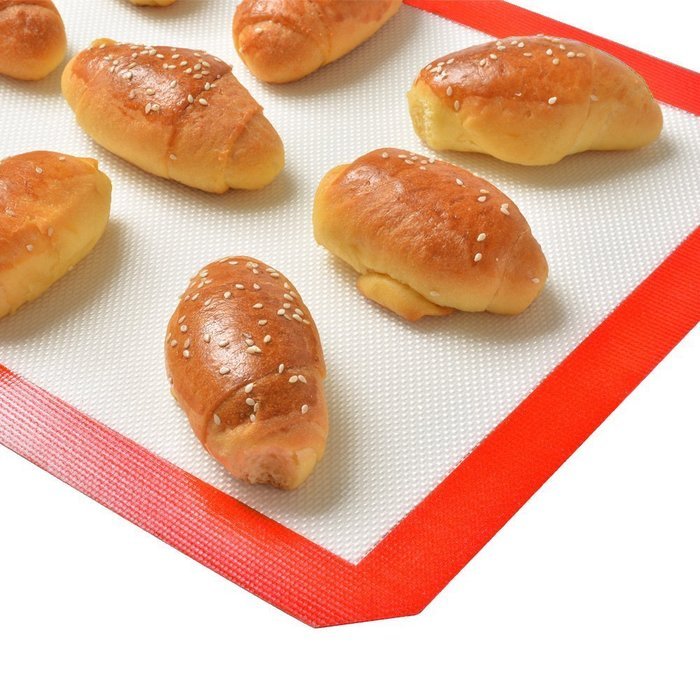 Artchros Pack of 2 - 11.6x16.5 inches Half Sheet Nonstick Silicone Baking Mat, No more messy cooking oils, sprays... N4