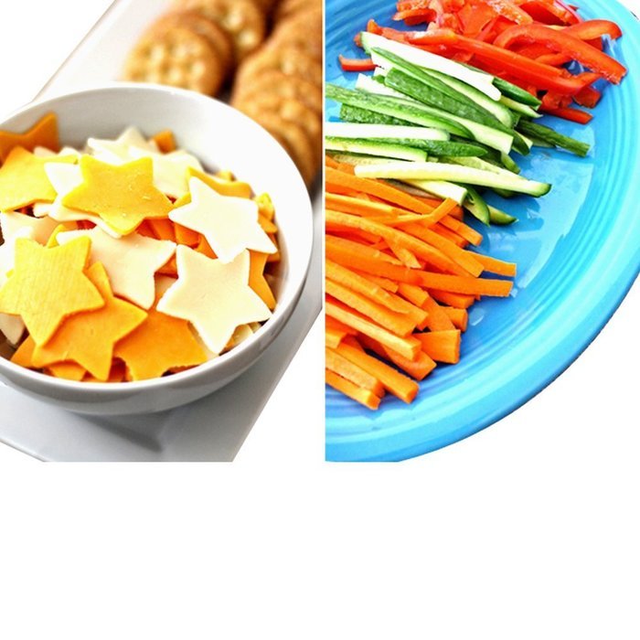 Stylish Home Bpa-free Plastic Cookie-cutter Multi-size Shapes Fruit, Vegetable, Cake, Tofu Cookie Cutter Set for... N22