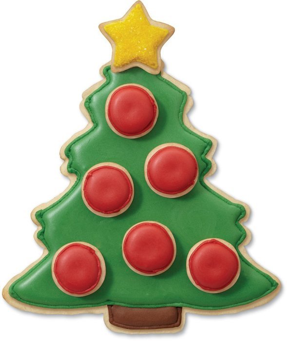 Wilton 3-Piece Christmas Tree Cookie Cutter Set N2