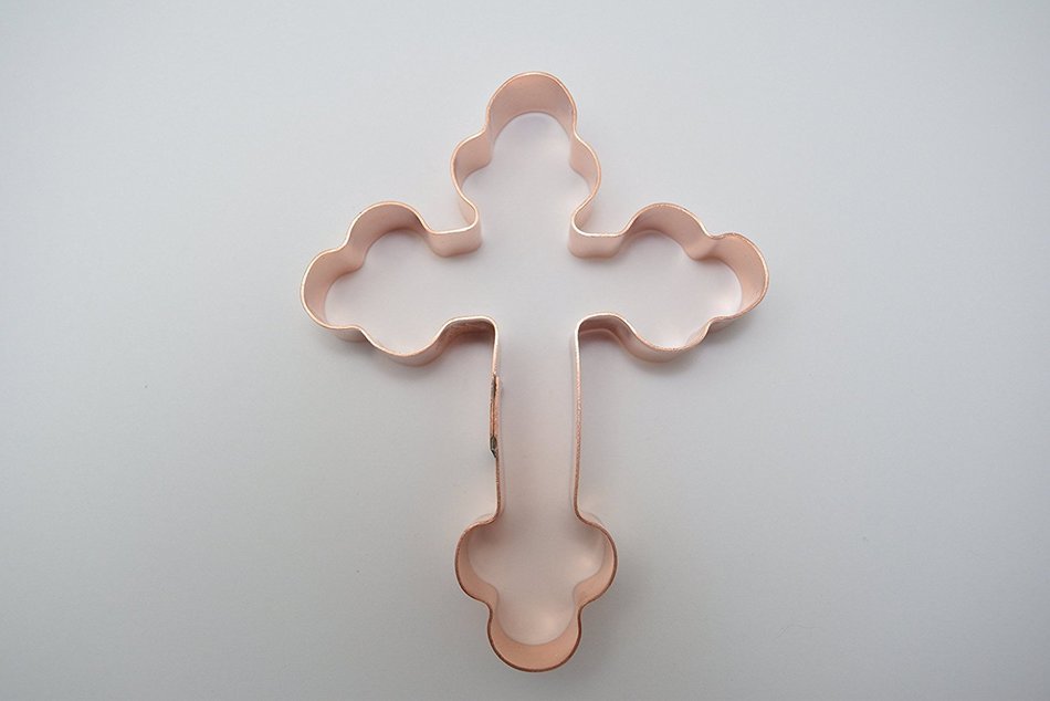 St. Nicholas's Cross Copper Cookie Cutter N6