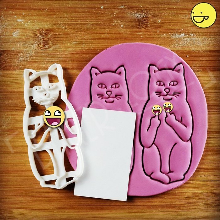 MATURE: Cat Gives Silent Fucks Cookie Cutter
