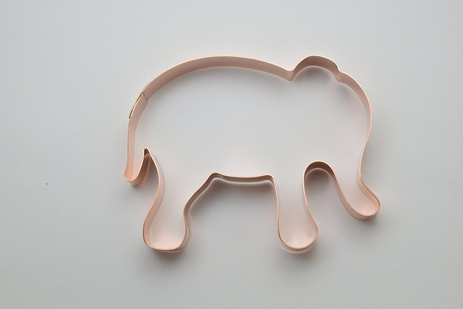 Cute Elephant Cookie Cutter N4