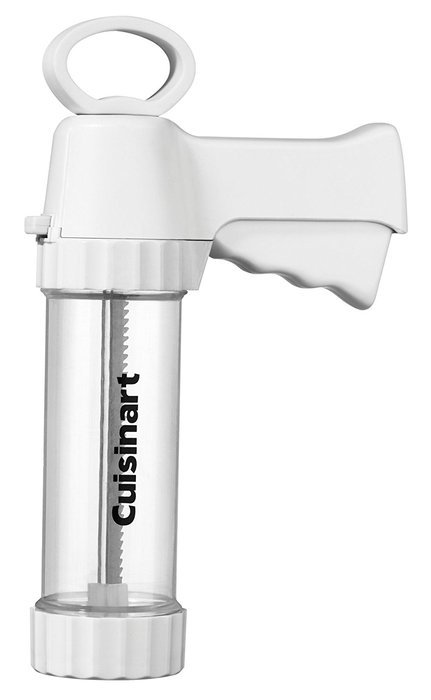Cuisinart CTG-00-CP Cookie Press with 18 Discs and 6 Decorating Tips, White N4