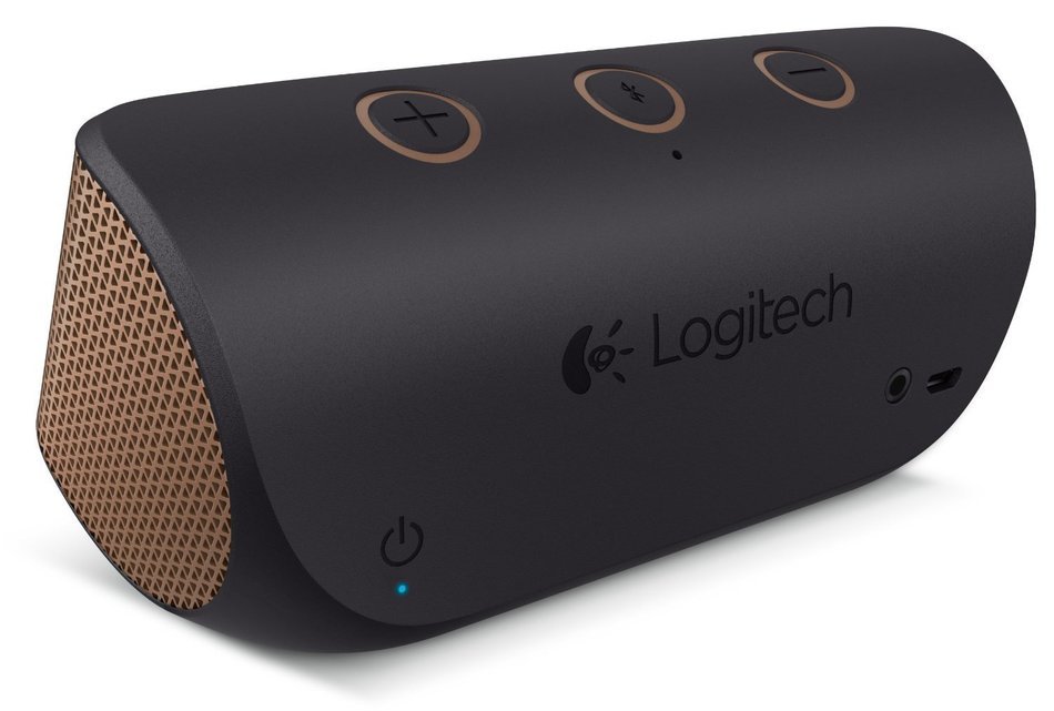 Logitech X300 Portable Bluetooth Speaker COPPER BLACK with Powerful Bass System and Built-in Rechargeable Battery N3