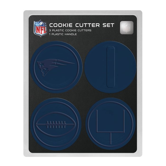 NFL New England Patriots Officially Licensed Set of Cookie Cutters