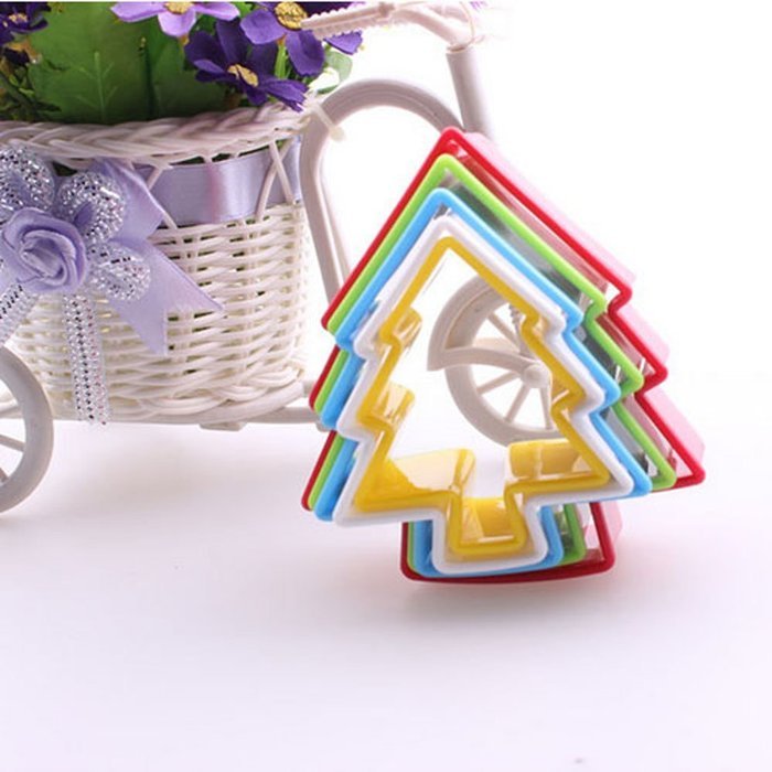 GoFriend&reg; Multi-shaped Plastic Cookie Cutters Cake Fondant Molds Mousse Ring and Biscuit Cutter Set Different... N17