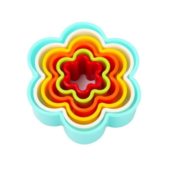 GoFriend&reg; Multi-shaped Plastic Cookie Cutters Cake Fondant Molds Mousse Ring and Biscuit Cutter Set Different... N29