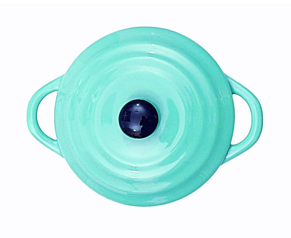 Mini Stoneware Round Personal Casserole Baker (Orange) N3