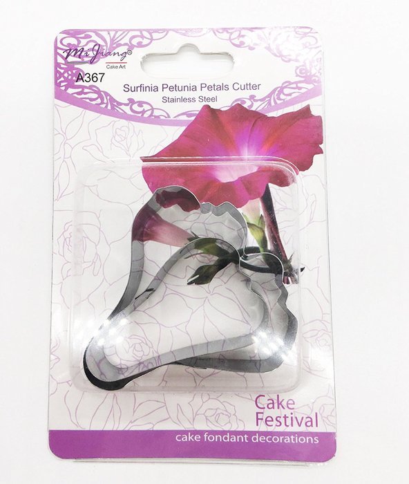 KOOTIPS 2 Pcs/Set of Hibiscus Flower Cutter Decor Fondant Cake Cutters for Stainless Steel (Hibiscus) N18